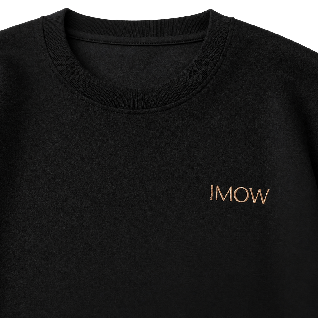 IMOW Heavyweight Crewneck Sweatshirt (Black)