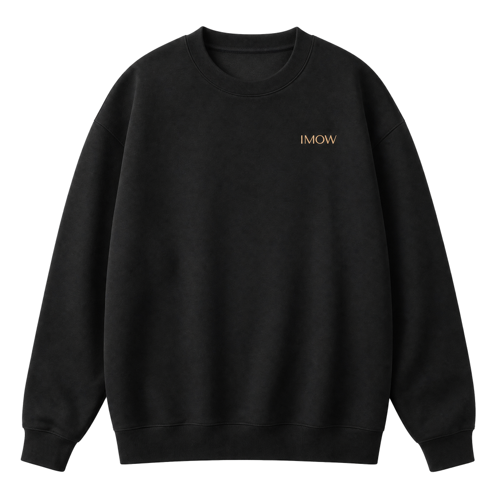 IMOW Heavyweight Crewneck Sweatshirt (Black)