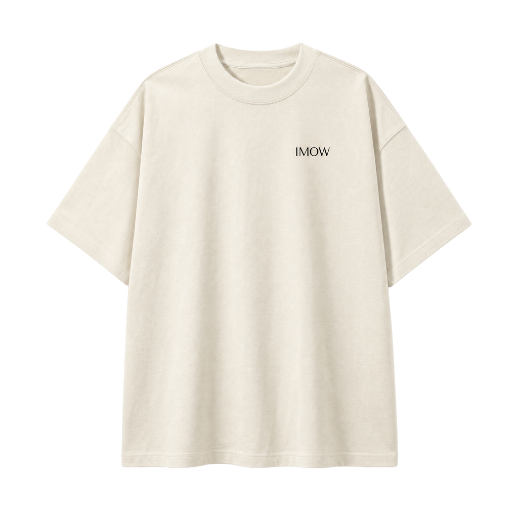 IMOW Vintage Wash Cotton Tee (Beige)